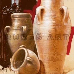 Tablou decorativ ''Vase de lut'' inramat