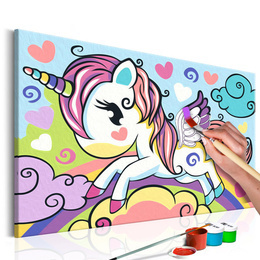 Pictatul pentru recreere - Colourful Unicorn