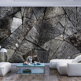 Fototapet - Pavement Tiles (Grey)