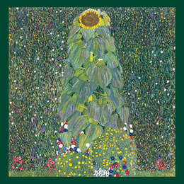 Poster Floarea soarelui de Klimt inramat, 60x80 cm