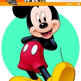 Sticker de perete "Mickey si Donald''