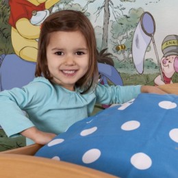 Fototapet copii cu Winnie, Acasa la Pooh 368x127 cm
