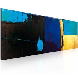 Tablou pictat manual - Fascination with the blue color