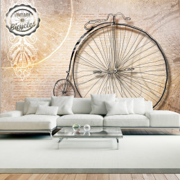 Fototapet - Vintage bicycles - sepia
