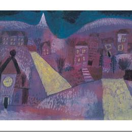 Poster de arta Klee "Peisaj de iarna"