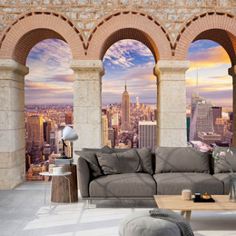 Fototapet 3D orase - Pillars of the City