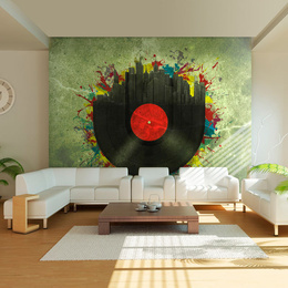 Fototapet - Colorful melodies of the city