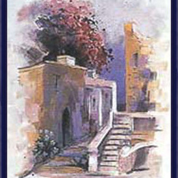 Tablou Bouganville II inramat
