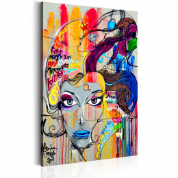 Tablou canvas Ganduri colorate