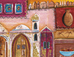 Tablou Case arabe I inramat