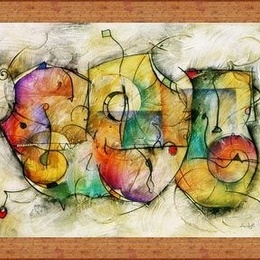 Tablou "Bravo" inramat