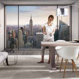 Fototapet 3D urban Penthouse 368 x 254 cm