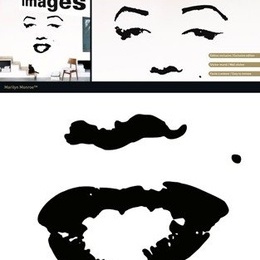 Sticker decorativ "Marilyn"