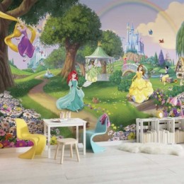 Fototapet copii Printesele Disney in gradina 368 x 254 cm