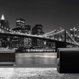 Fototapet alb- negru New York
