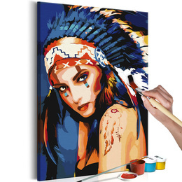 Pictatul pentru recreere - Native American Girl