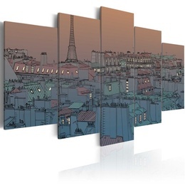 Tablou - Paris - the darkness falls