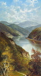 Poster de arta "Scena carpatina"
