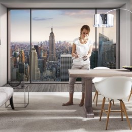 Fototapet 3D urban Penthouse vlies 368 x 248 cm