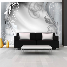 Fototapet - Silver ornament