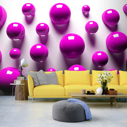Fototapet - Purple Balls