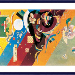 Poster "Compozitie 1937" de Kandinsky - inramat