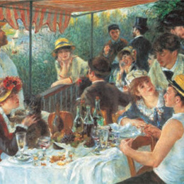 Poster Renoir "Mic dejun"