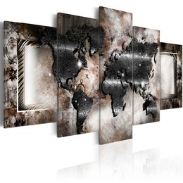 Tablou - Graphite map