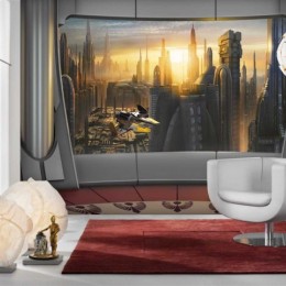 Fototapet copii Star Wars Priveliste de pe Coruscant