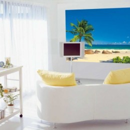 Fototapet peisaj exotic Seychelles
