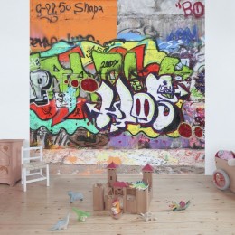 Fototapet vlies Graffiti colorat