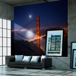 Fototapet - Golden Gate Bridge at night