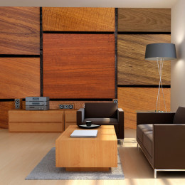 Fototapet - Wooden cubes