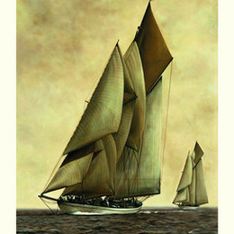 Poster de arta "Corabia cu panze"
