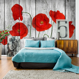 Fototapet - Tale of Red Poppies