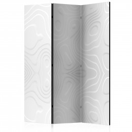 Paravan - Room divider - White waves I