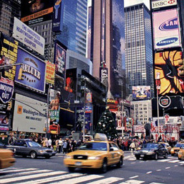 Tablou "Times Squares New York City" inramat