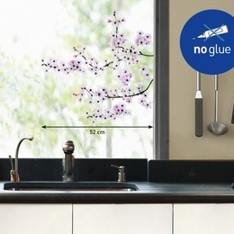 Sticker pentru geam "Ramurele de cires inflorit"