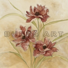 Tablou decorativ cu flori - inramat
