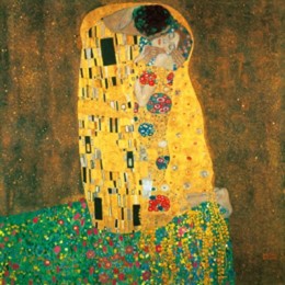 Poster Sarutul de Klimt, inramat, 60x80 cm