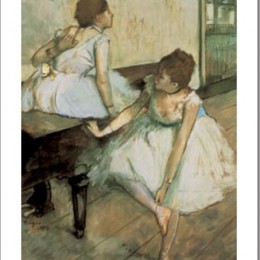 Tablou Degas Dansatoare in pauza