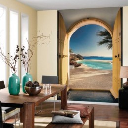 Fototapet 3D Santorini