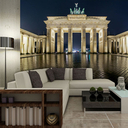 Fototapet - Brandenburg Gate at night