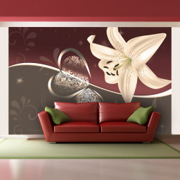 Fototapet - Cream lily