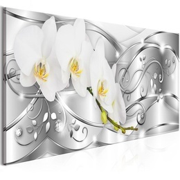 Tablou - Flowering (1 Part) Narrow Silver