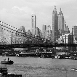 Tablou Zgarie norii din Manhattan, inramat