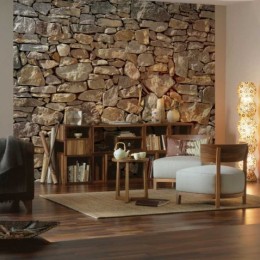 Fototapet decorativ Perete din piatra 368 x 254