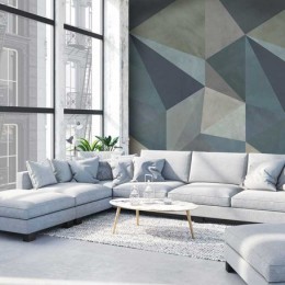 Tapet Loft cu model geometric