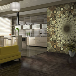 Fototapet - Brown mosaic