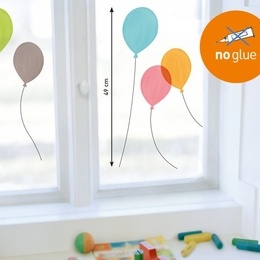 Sticker de geam ''Baloane colorate''